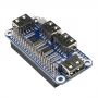 4 - Port USB Hub for Raspberry Pi 3/ Pi 2/ Model B+/Zero